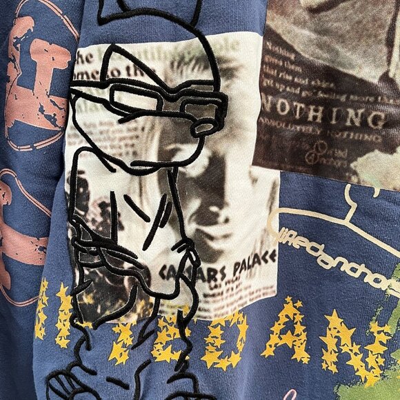 Lifted Anchors Team No Sleep Hoodie Sweatshirt Embroidered Hooded Size XL NEW - Picture 4 of 10